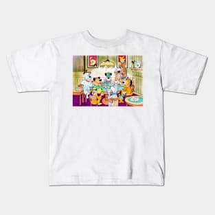 Dogs Playing Poker (Animation Edition) Kids T-Shirt